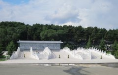 一面墙，，，，，，一道景：九龙照壁浮雕景墙的诗画之美